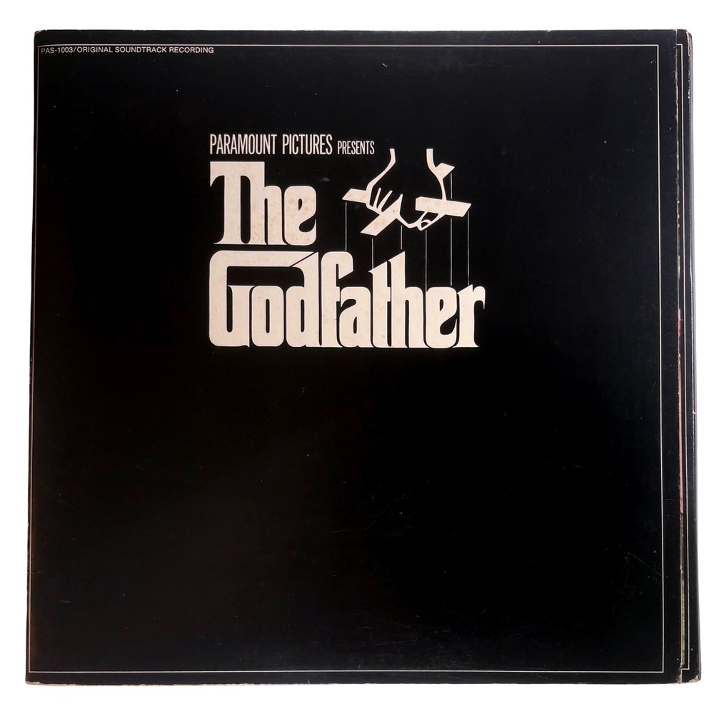 The Godfather Original Soundtrack Vinyl LP Nino Rota 1972 Paramount PAS-1003